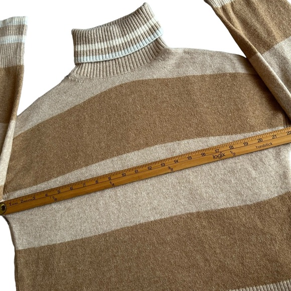 J. Crew Women's Striped Turtleneck Sweater in Supersoft Yarn‎ Small - Picture 11 of 16